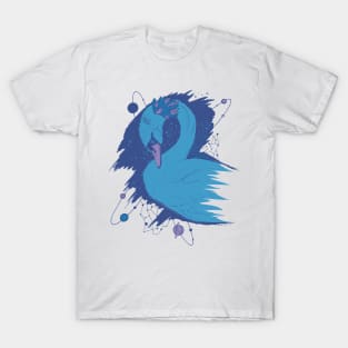 Mountain Blue Swan Among The Stars T-Shirt